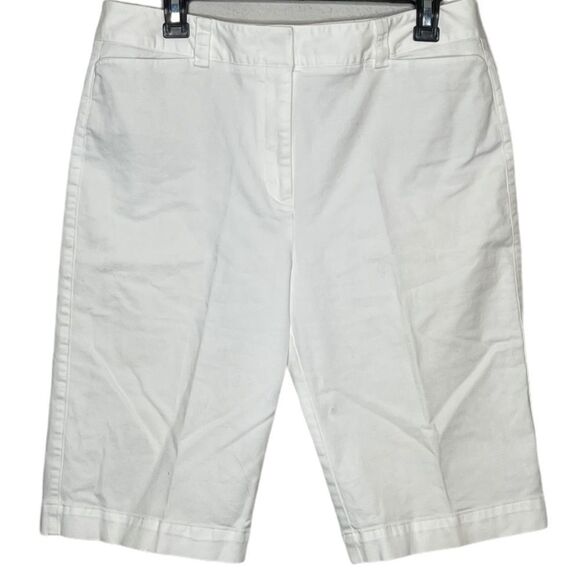 Talbot's Stretch Shorts‎ White - Picture 1 of 8